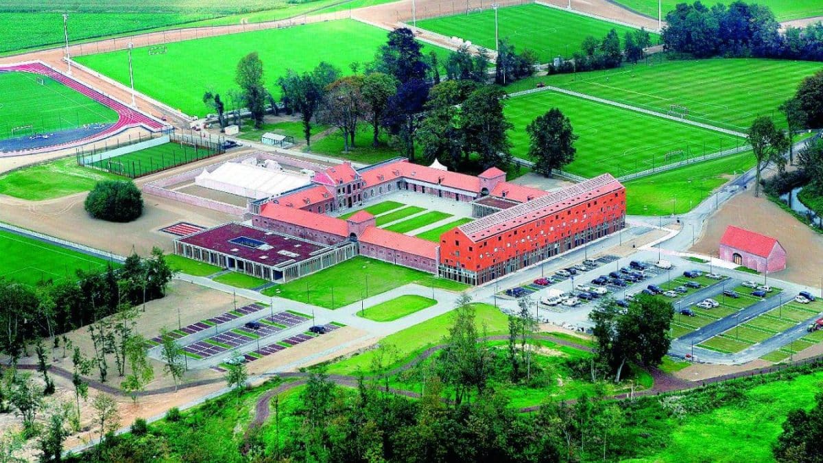 Le LOSC s'entraîne au Domaine de Luchin depuis plusieurs jours.